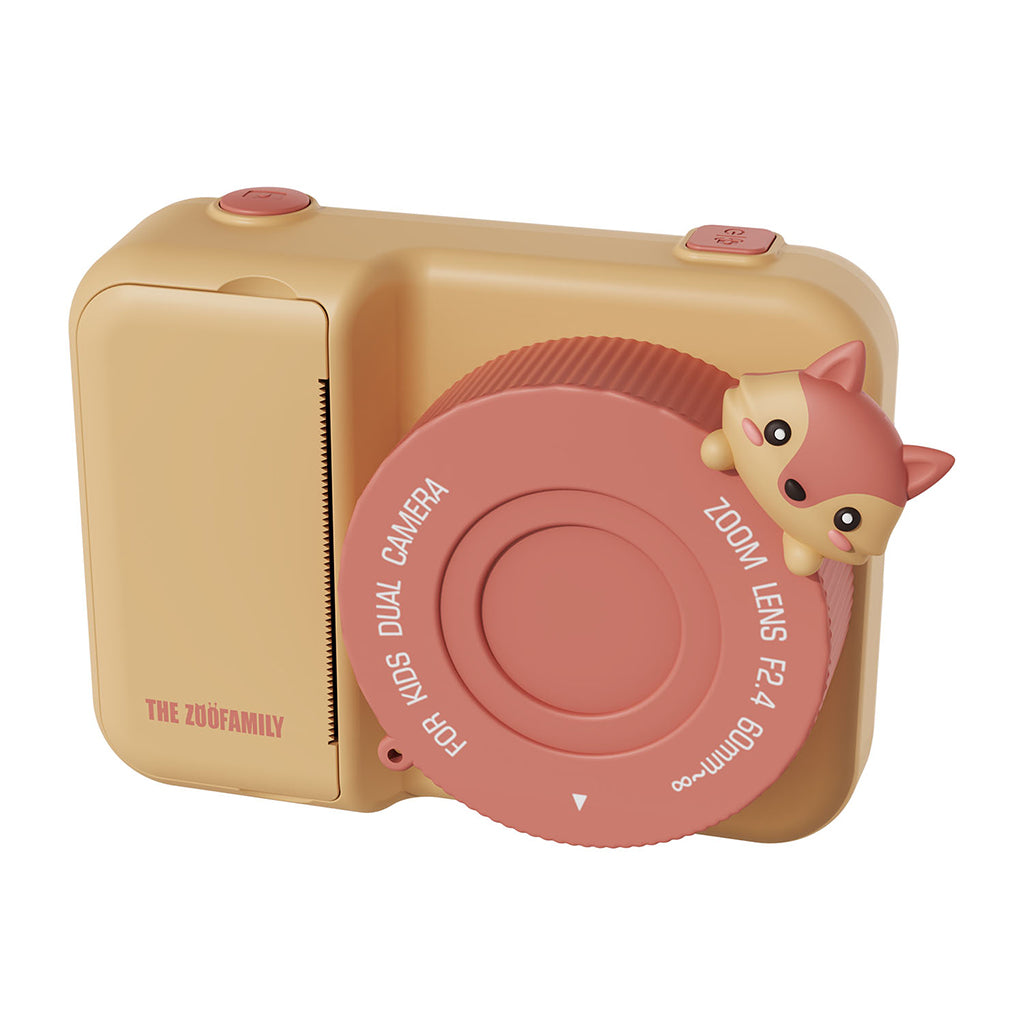 The ZooFamily, Zoo Print, 3-in-1 Camera with Print Function, Ages 5-11 - Fox