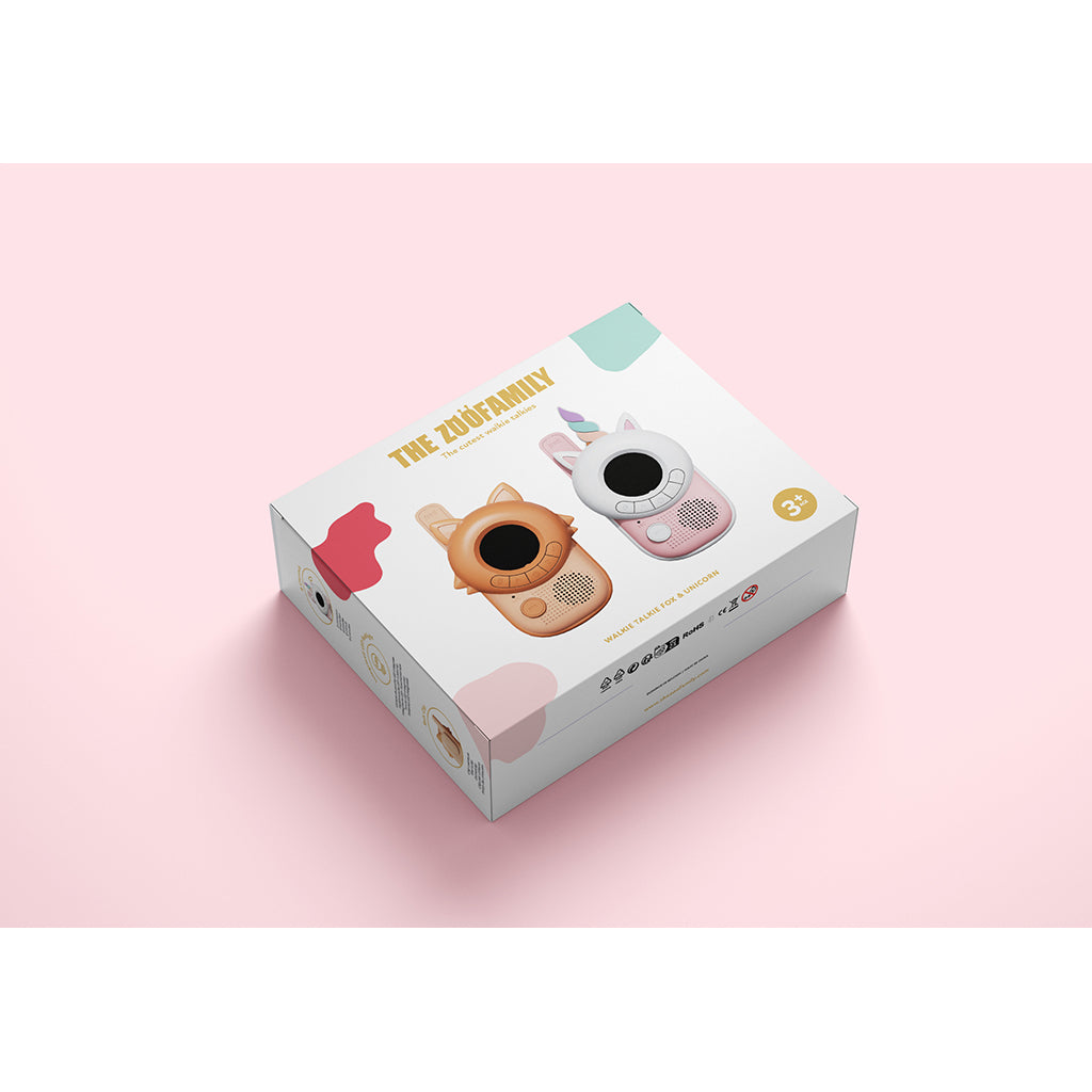 The ZooFamily, Zoo Walkie Talkie for Kids, Ages 3 and Up - Fox - Unicorn