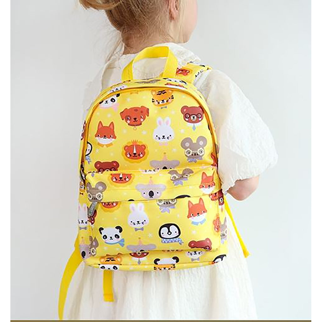 A Little Lovely Company Backpack, Small - Animal Friends