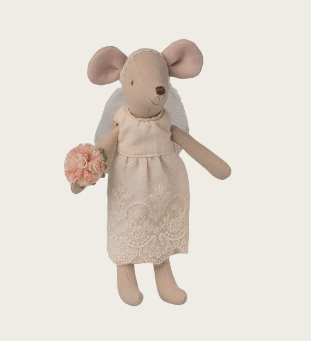 Maileg Doll Clothes for Mother Mouse, Bridal Dress