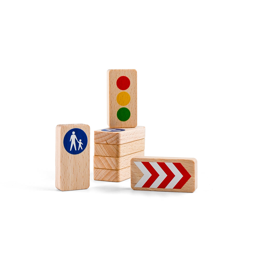Waytoplay Traffic Signs, 8 Pieces