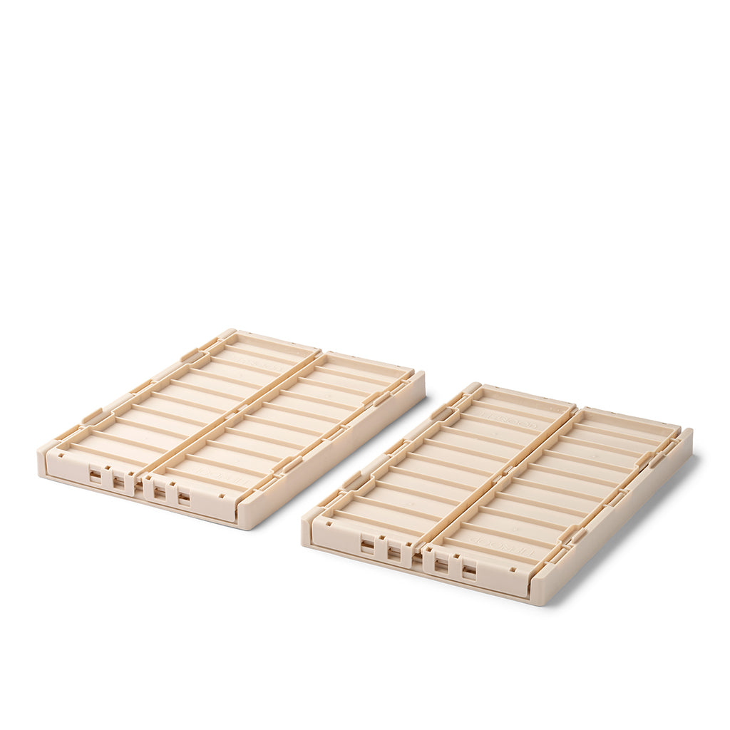Liewood Weston Foldable Crate M, 2-Pack - Apple Blossom