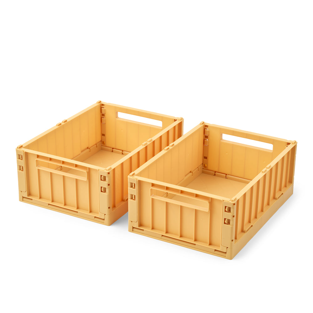 Liewood Weston Storage Box M 2-pack - Yuzu