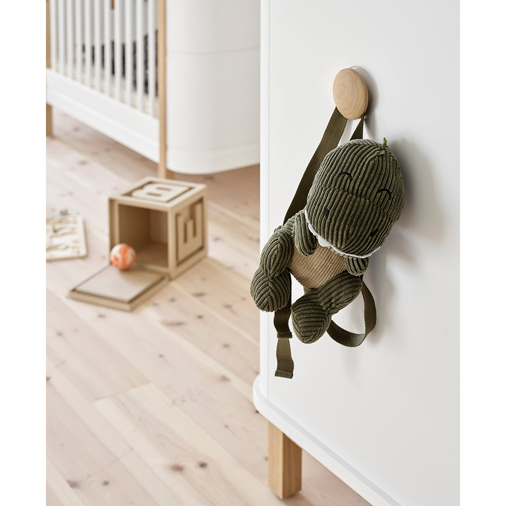 Oliver Furniture Wood Dresser with 3 Drawers - White/Oak