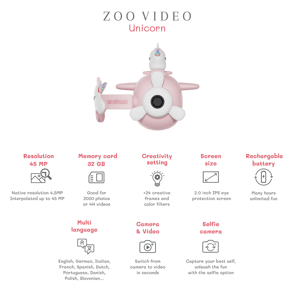ZooFamily, Zoo Videocamera, Ages 5-11 – Unicorn