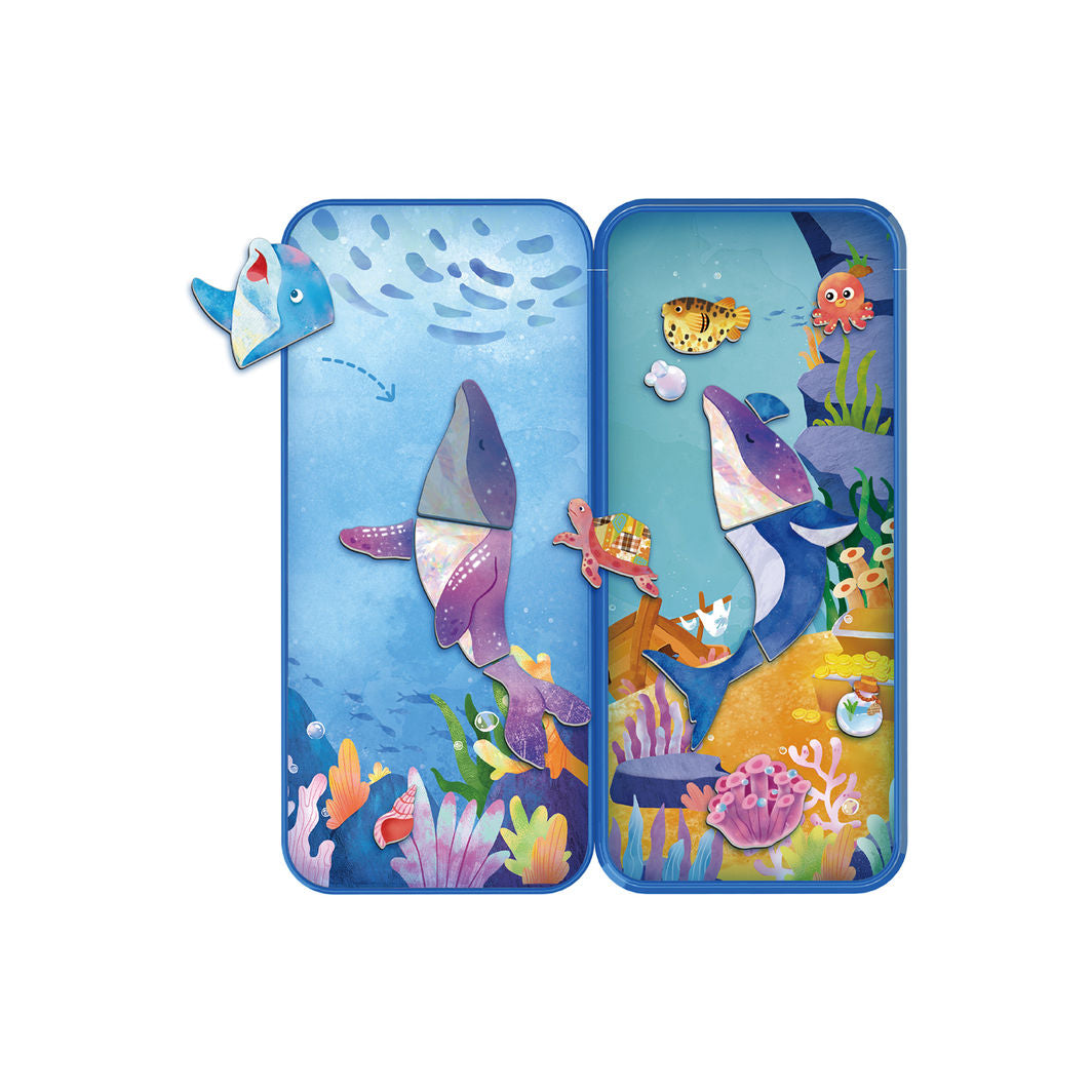 mierEdu Magnetic Travel Set, Ocean Animals
