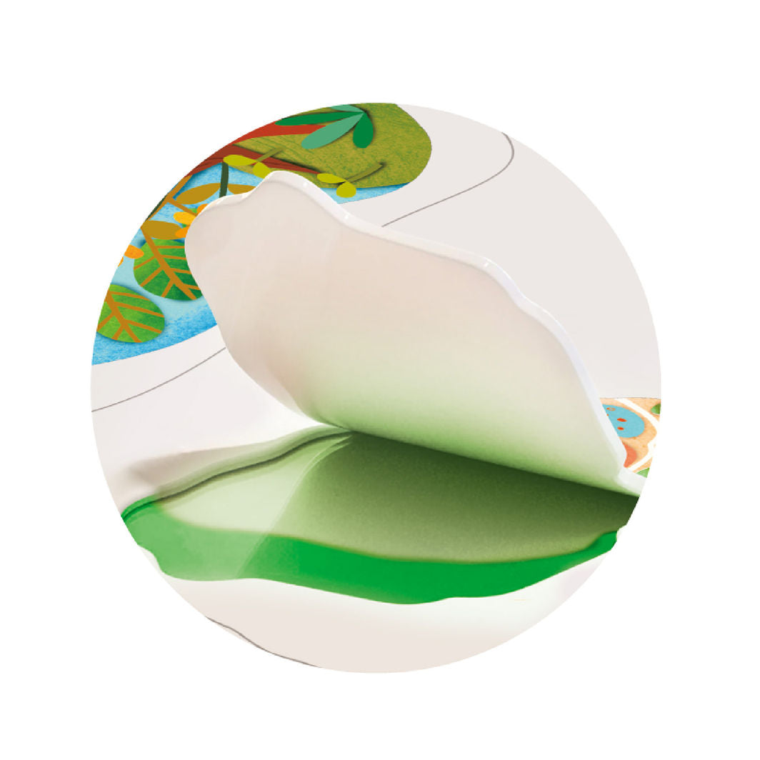 mierEdu - Jelly Stickers 31 pcs - Removable - Wild Animals