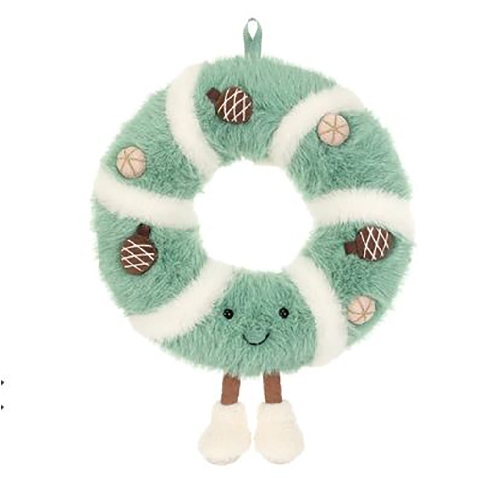 Jellycat bamse, Amuseables Pinecone Wreath - 34 cm
