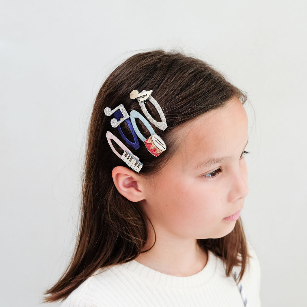 Mimi & Lula - 4 Hair Clips - Music Circus