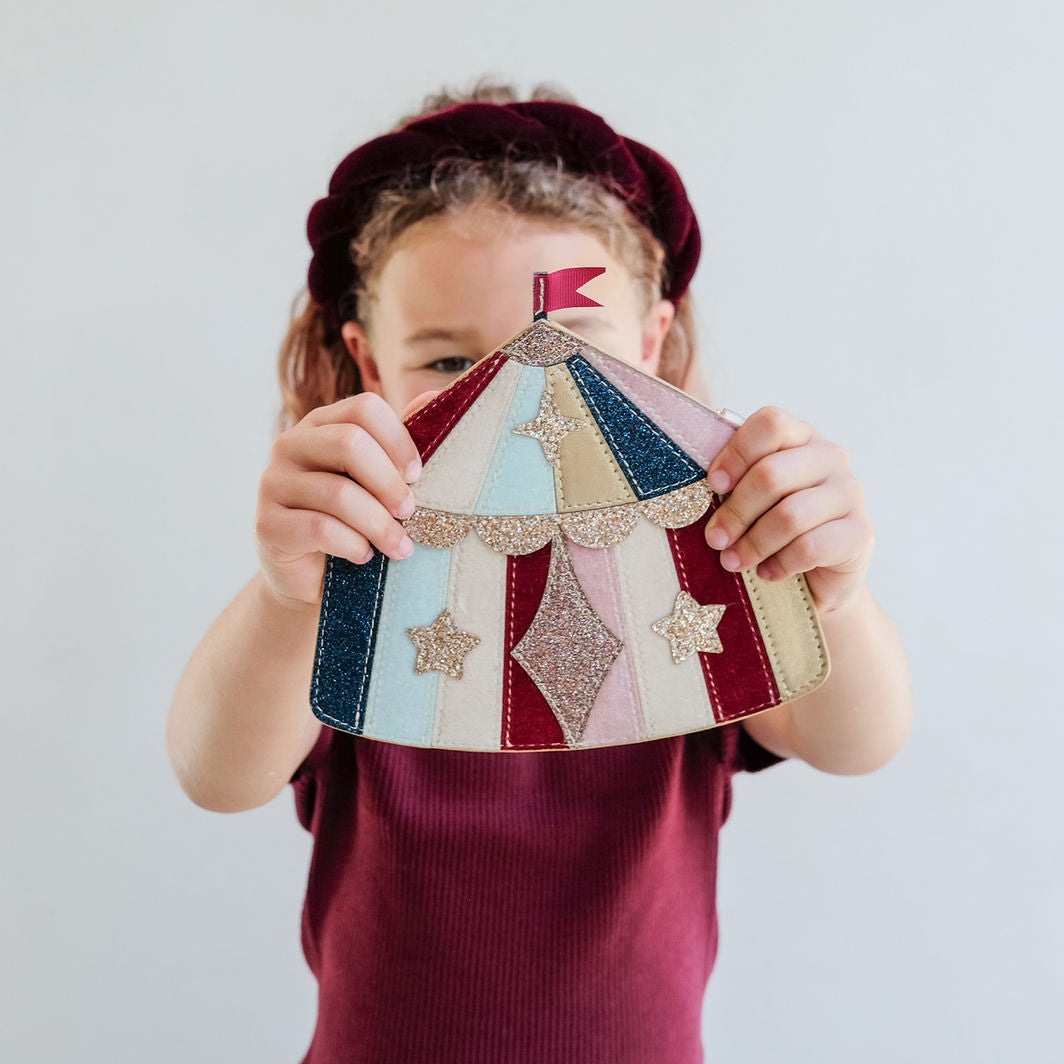 Mimi & Lula Bag with Strap, Tent Circus