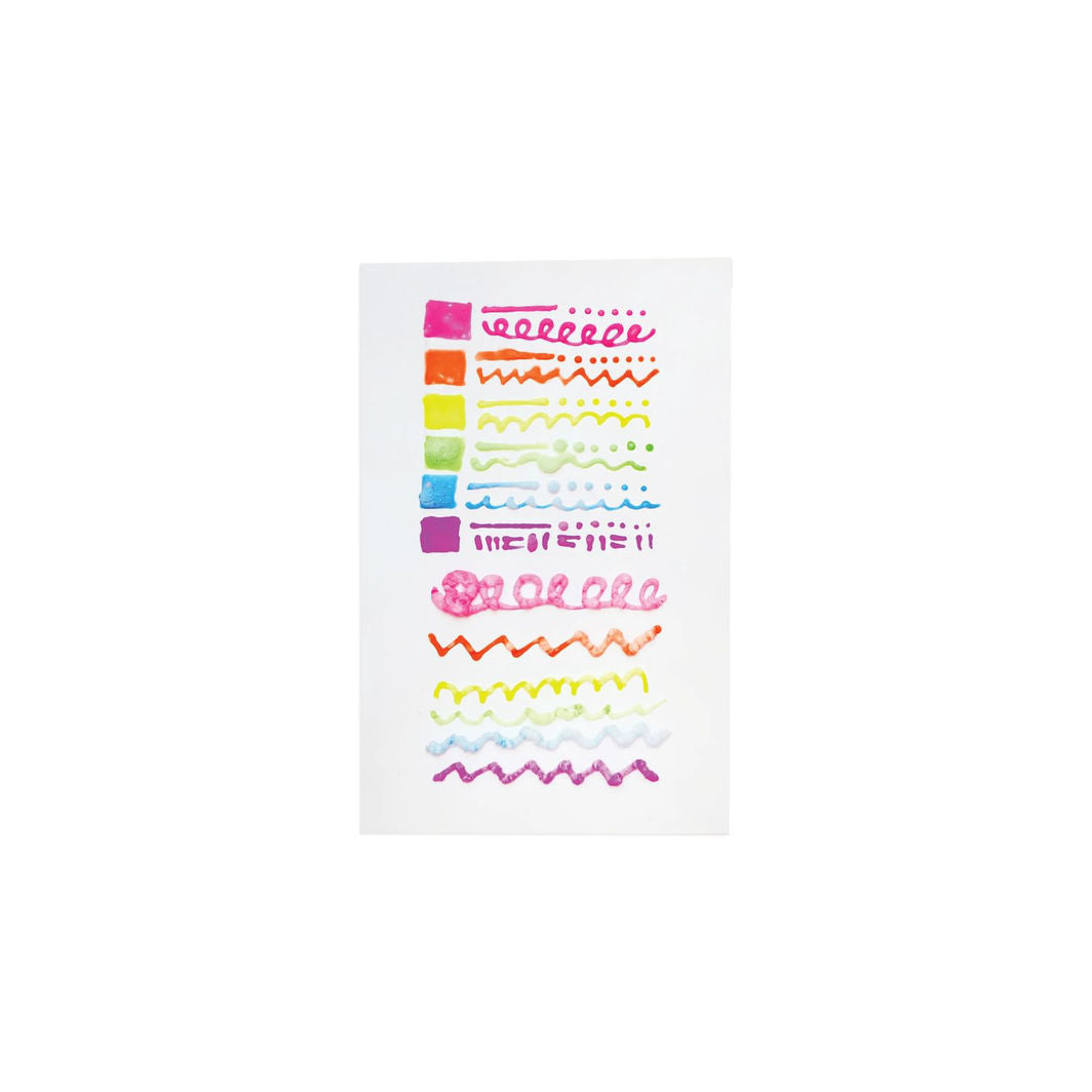 Ooly, Magic Puffy Pens – Set of 6 Neon Colors
