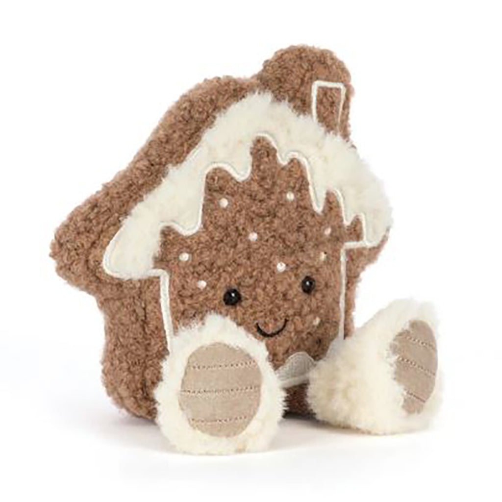 Jellycat plush toy, Amuseables Gingerbread House - 18 cm