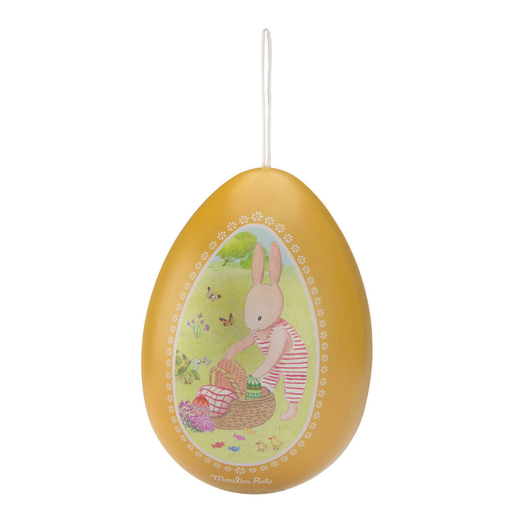 Moulin Roty Large Metal Easter Egg, La grande famille
