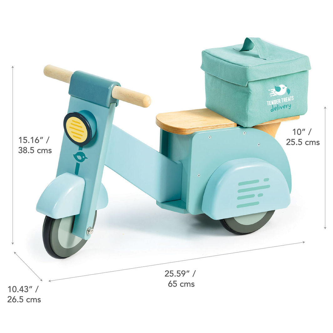 Tender Leaf Ride-On, Turquoise Scooter