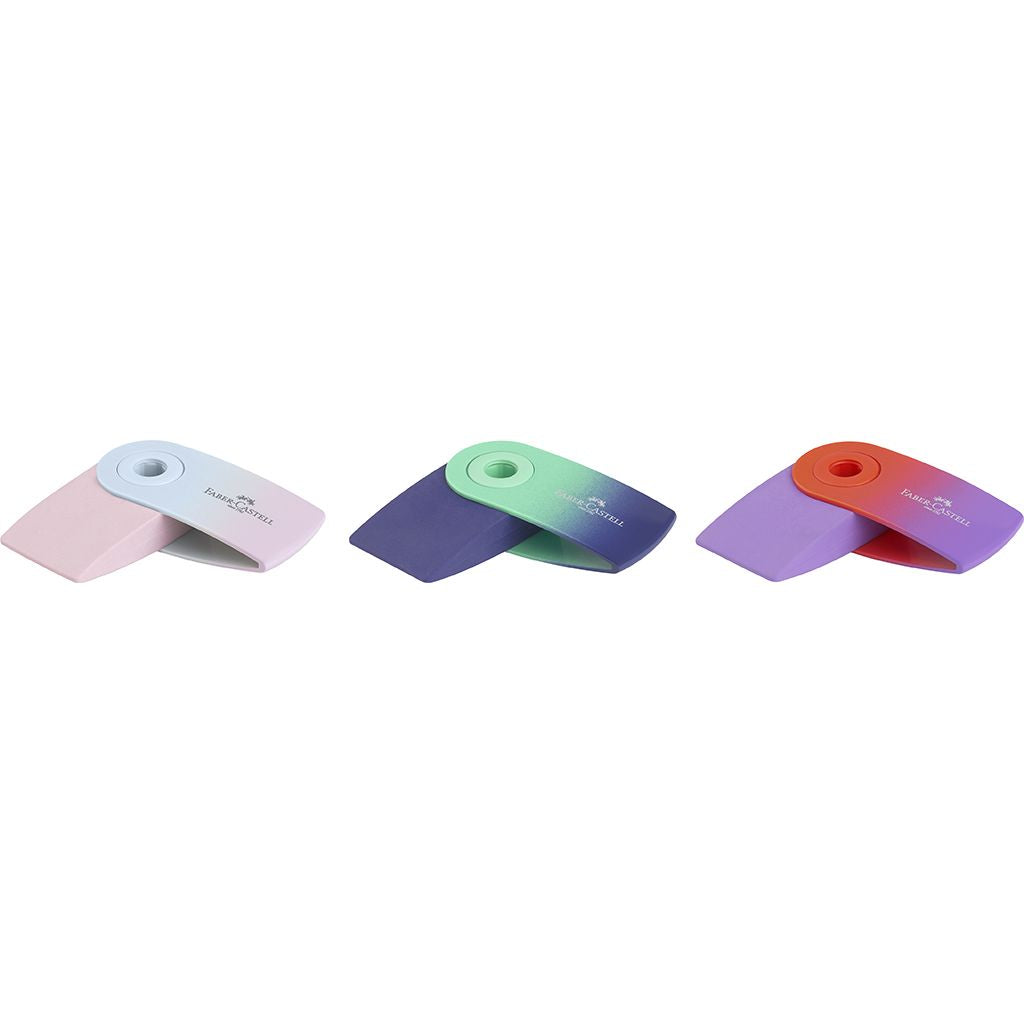 Faber-Castell Eraser Sleeve Mini Flow Edition, multiple colors