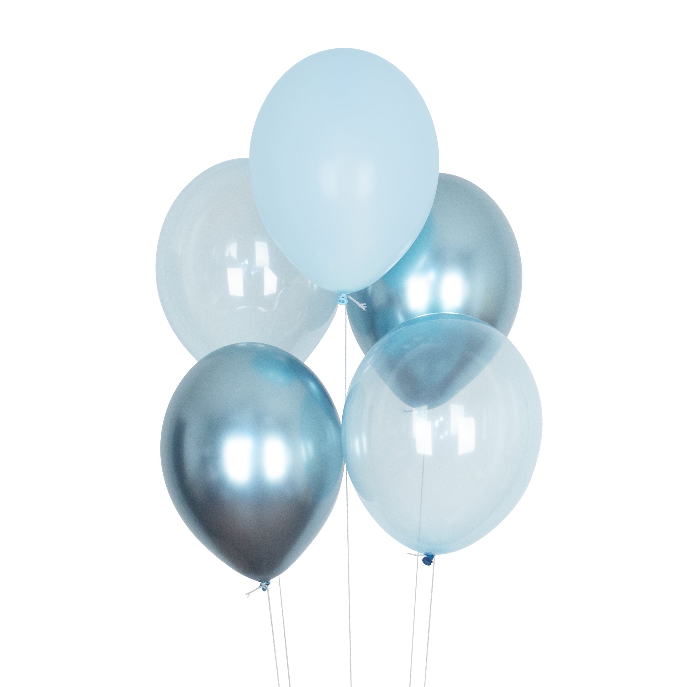 My Little Day Balloons, Blue Mix - Pack of 10
