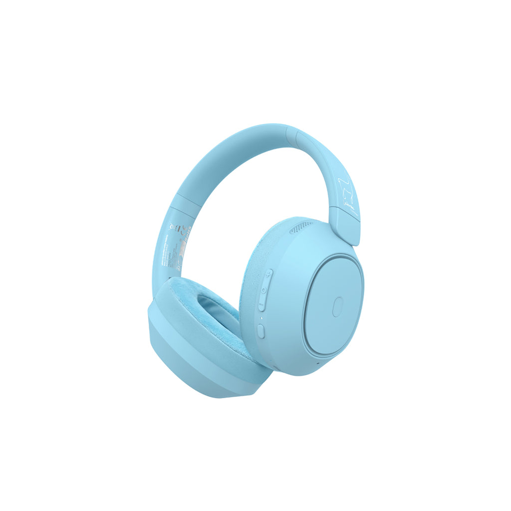 Lalarma Hybrid Active Noise-Cancelling Headphones for Kids - Blue