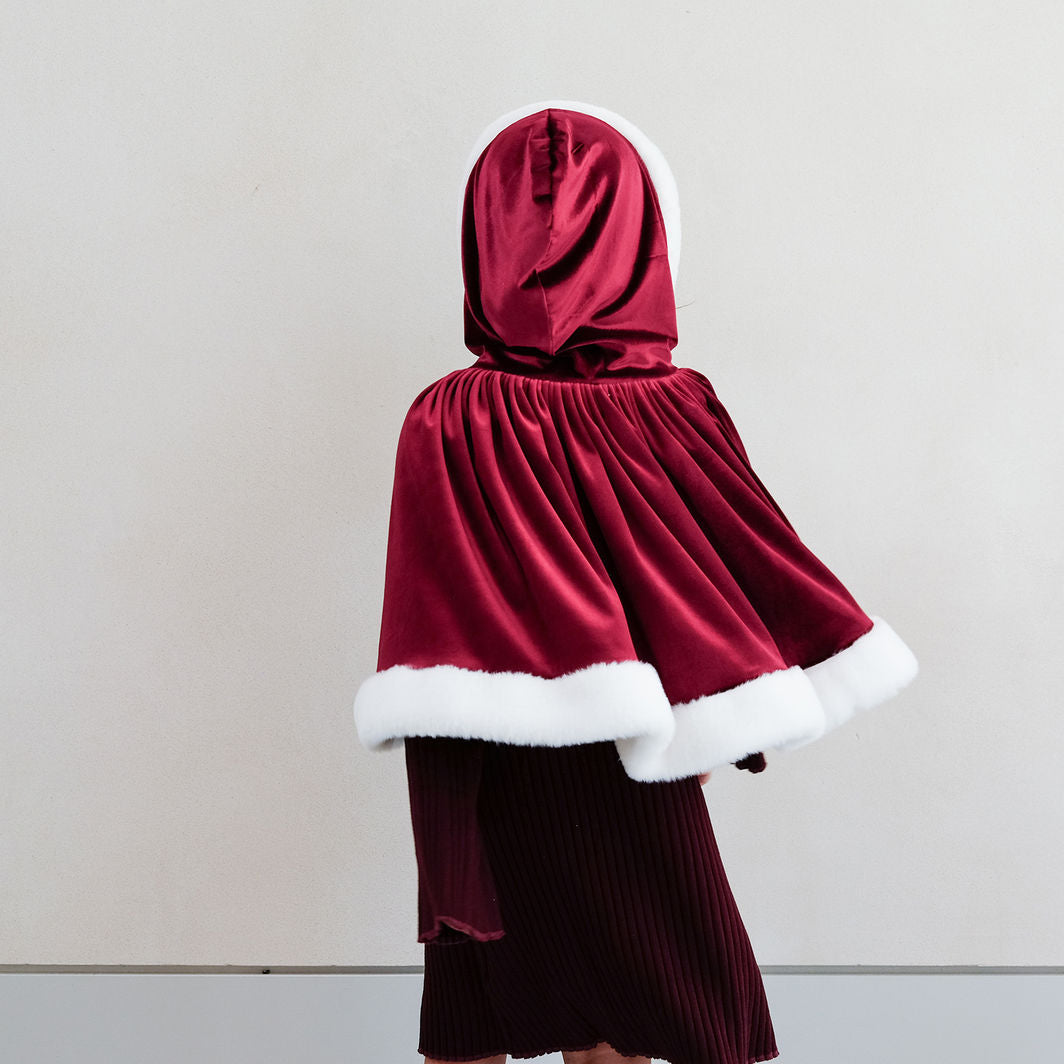 Mimi & Lula Cape, Red Mrs. Claus