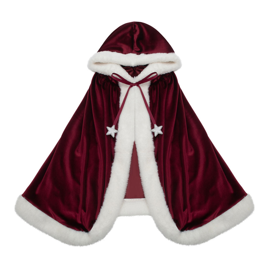 Mimi & Lula Cape, Red Mrs. Claus