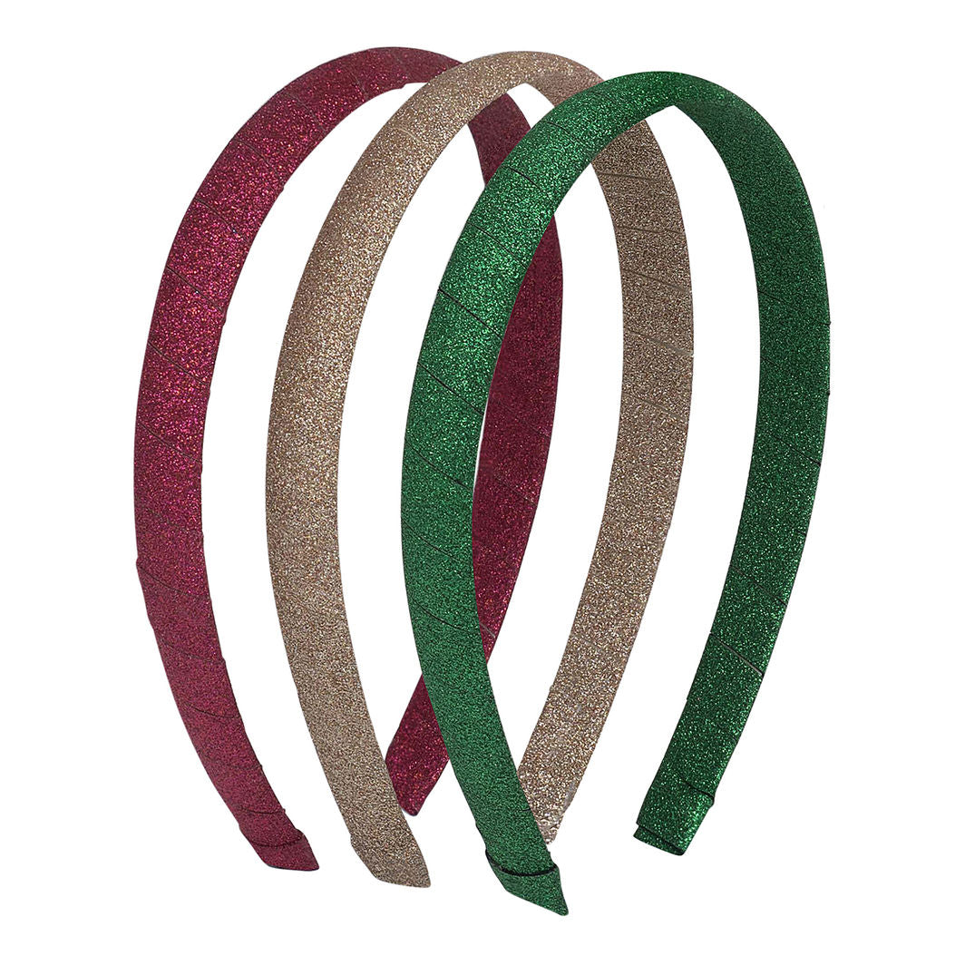 Mimi & Lula 3 Headbands, Christmas Glitter