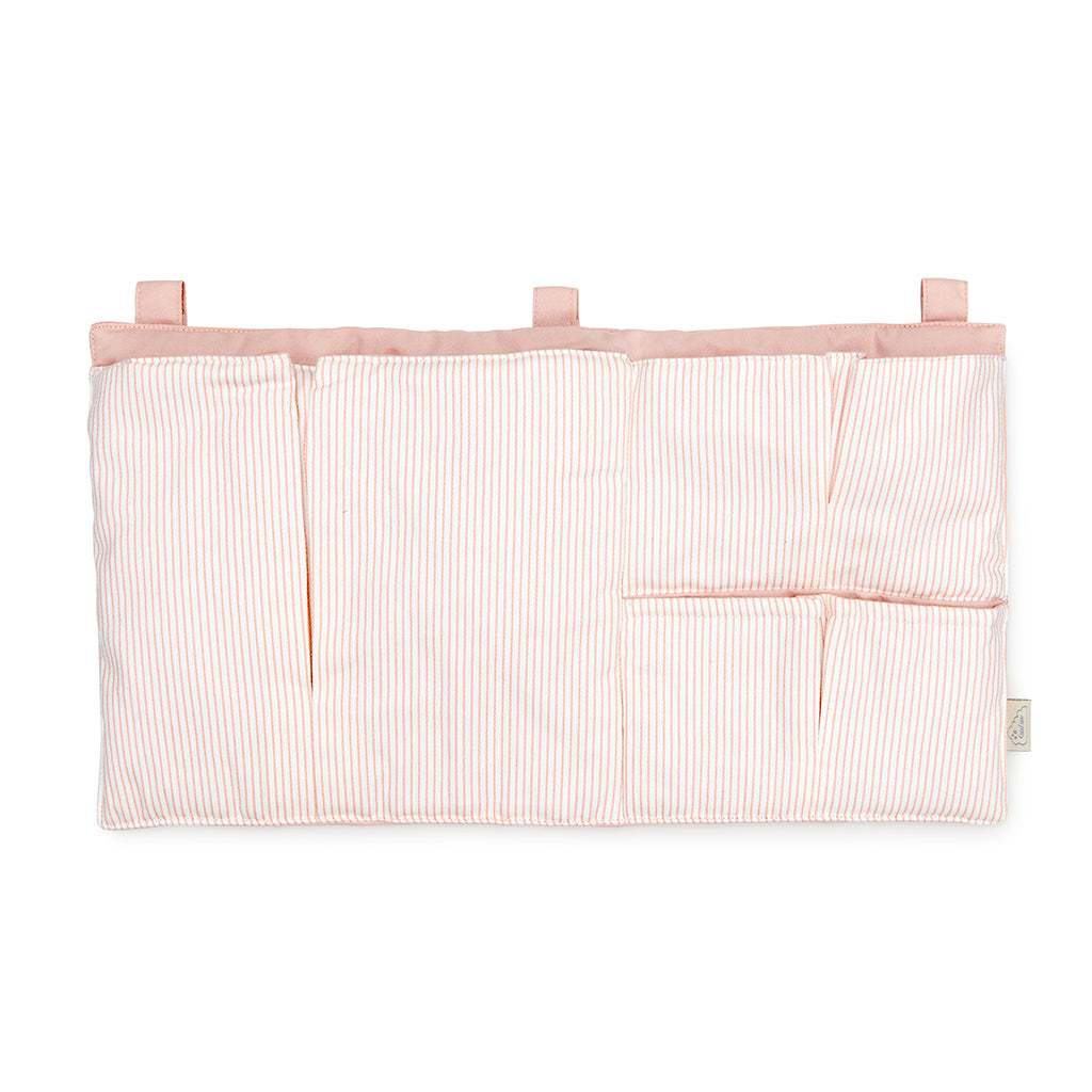 Cam Cam bed Pocket, sengelommer i stof, OCS - Classic Stripes Rose