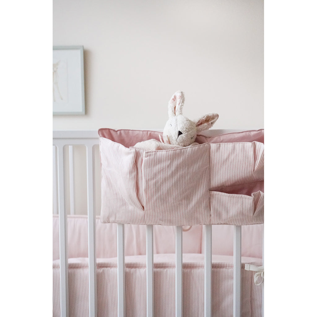 Cam Cam Bed Pocket - OCS - Classic Stripes Rose