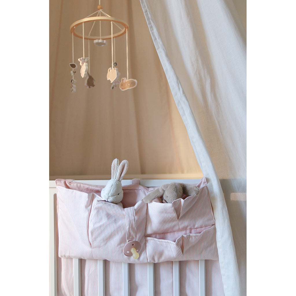 Cam Cam Bed Pocket - OCS - Classic Stripes Rose