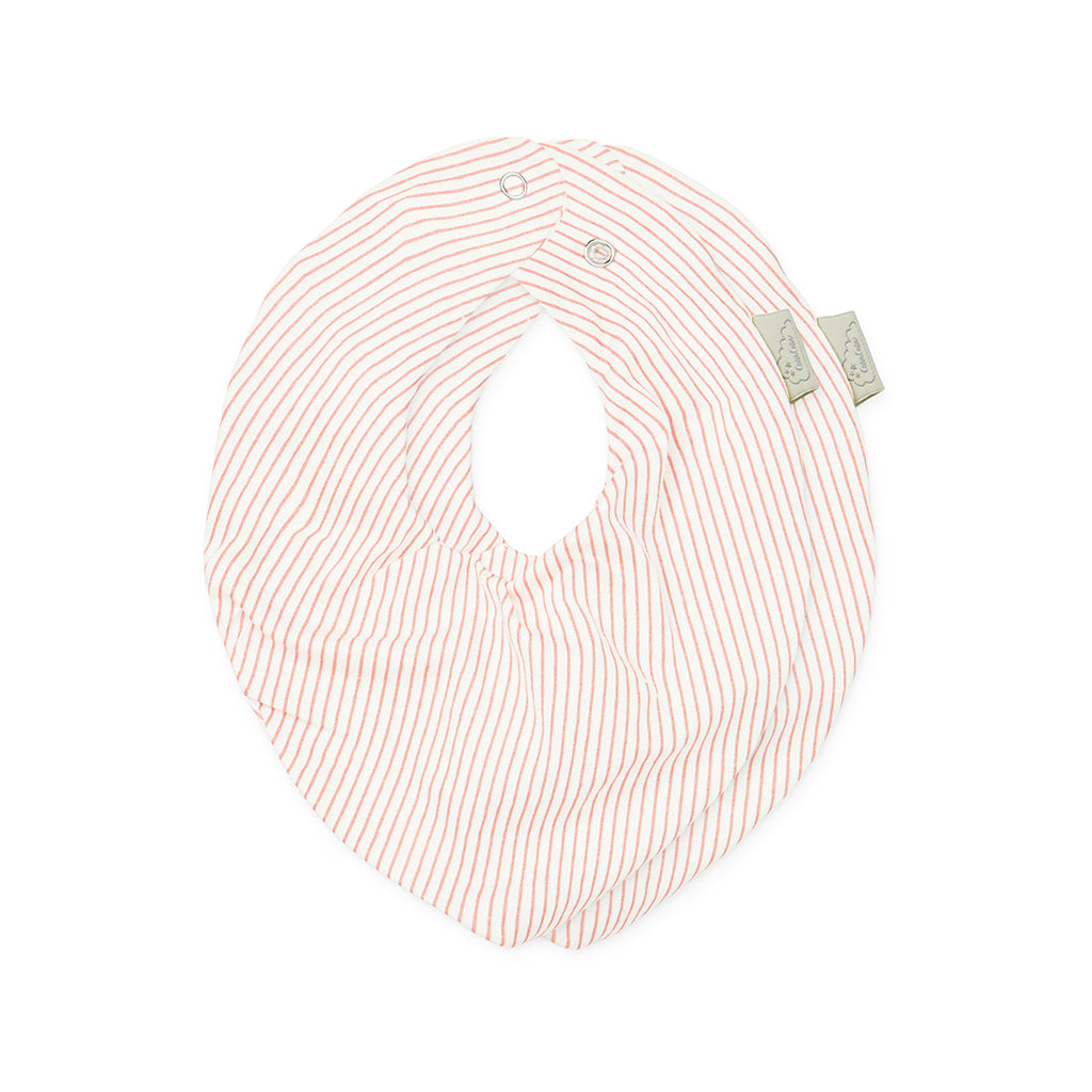 Cam Cam Bandana hagesmæk, jersey, 2-Pack - GOTS - Classic Stripes Rose
