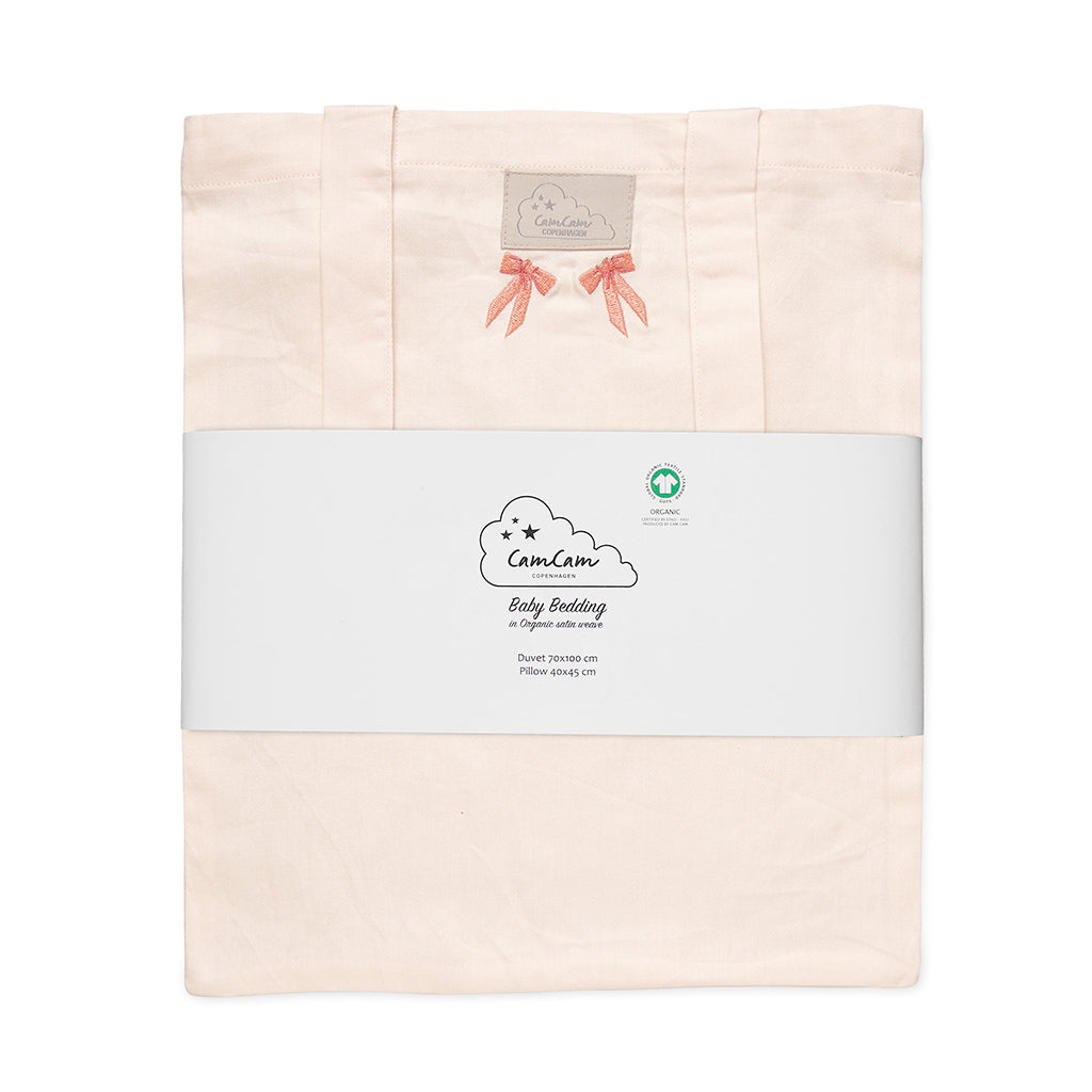 Cam Cam Baby Bedding, Organic, Embroidered - Bows