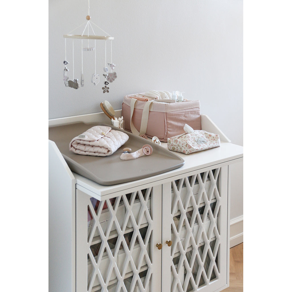 Cam Cam Diaper Caddy - OCS - Classic Stripes Rose