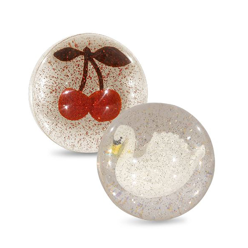 Konges Sløjd Bouncy Ball Set, Cherry/Swan