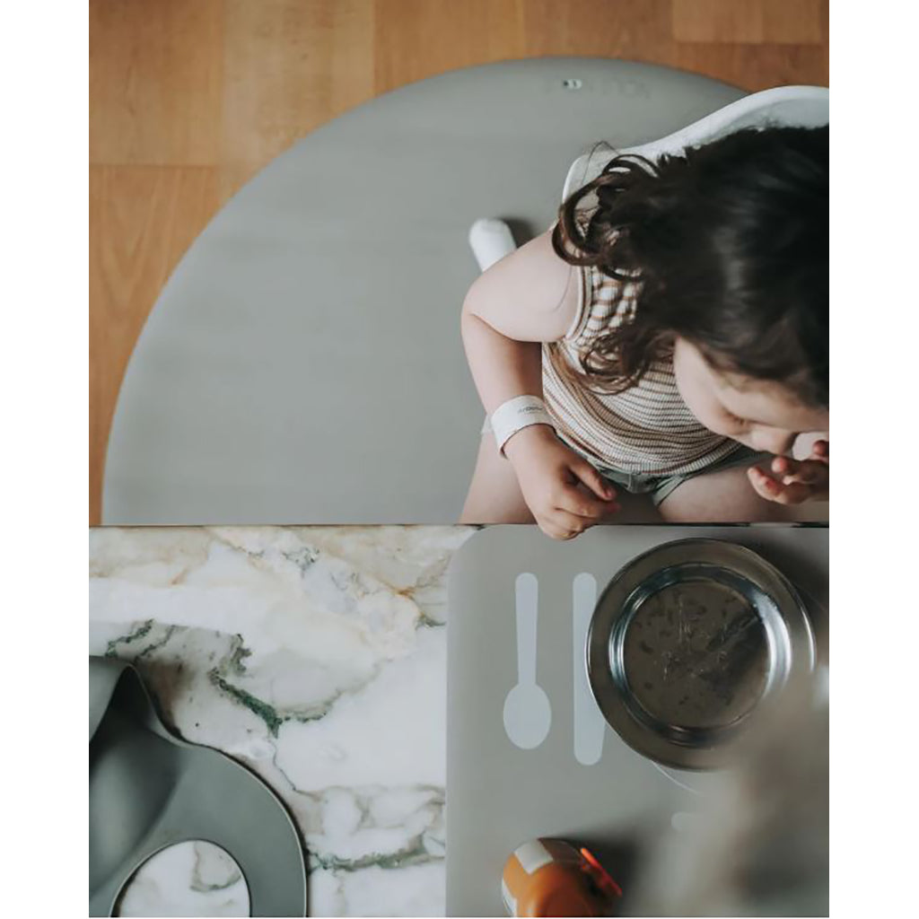 Noui Noui Round Floor Mat and Chair Mat - Olive Hazel