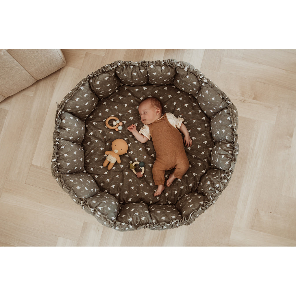 Play&Go Coco birds, Three-in-One Organic Baby Blanket – Bloom birds