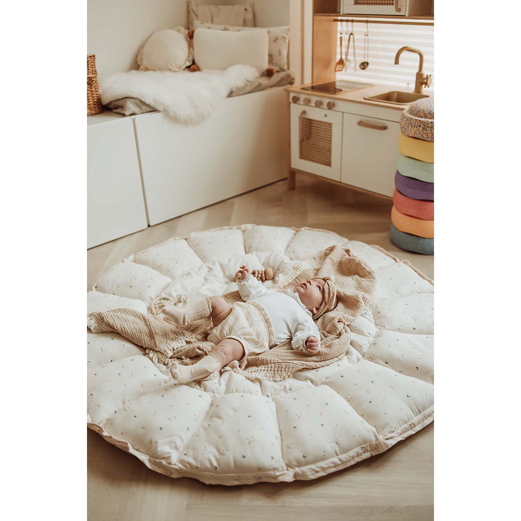 Play&Go Coco Moon, Tre-i-ét Baby Blanket, Organic - Bloom Moon
