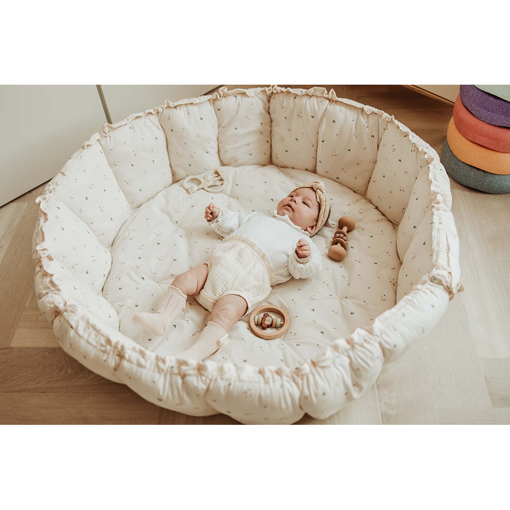 Play&Go Coco Moon, Tre-i-ét Baby Blanket, Organic - Bloom Moon