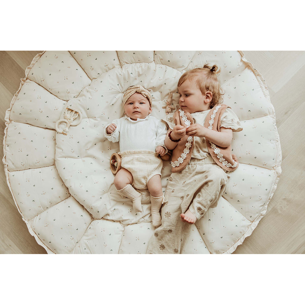 Play&Go Coco Moon, Tre-i-ét Baby Blanket, Organic - Bloom Moon