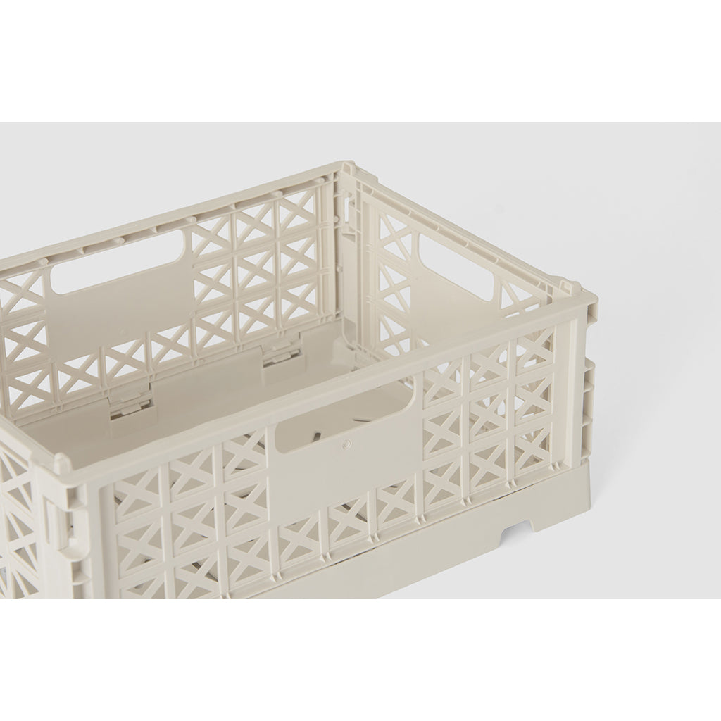 Gergerland Folding Crate, Size 1 - Coconut Milk