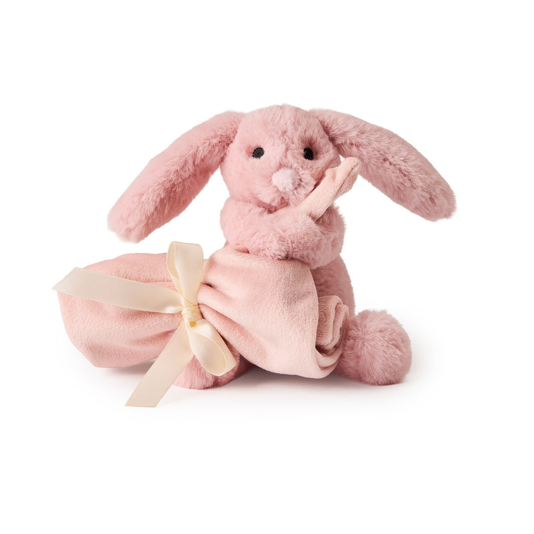 Teddy Hermann Comfort Blanket, Bunny - Pink