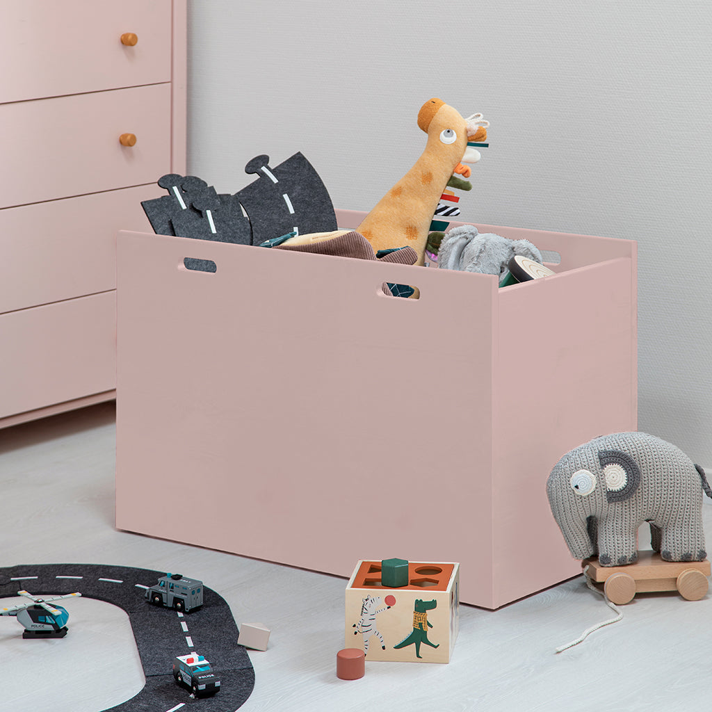 By Aulum Dana Storage Box with Wheels, Available in Depths of 30 or 40 cm - Blush