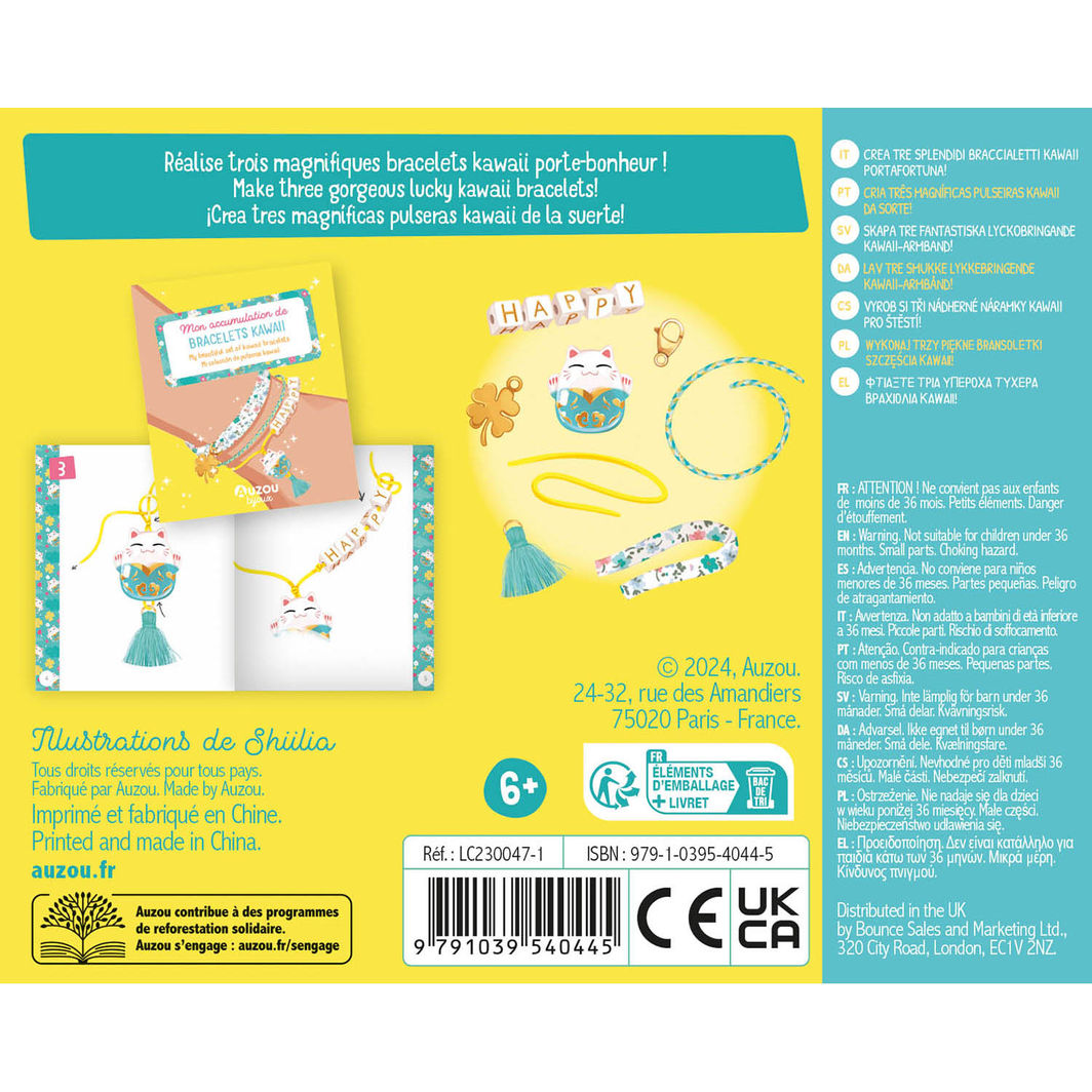 Auzou DIY Bracelets, Jewellery Factory – Kawaii Charm Bracelets