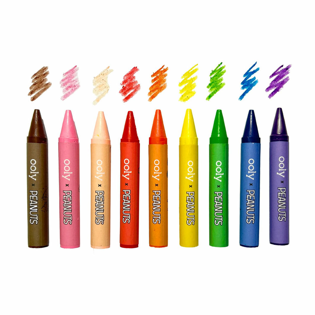 Ooly Jumbo Crayons and Coloring Book, Radiserne