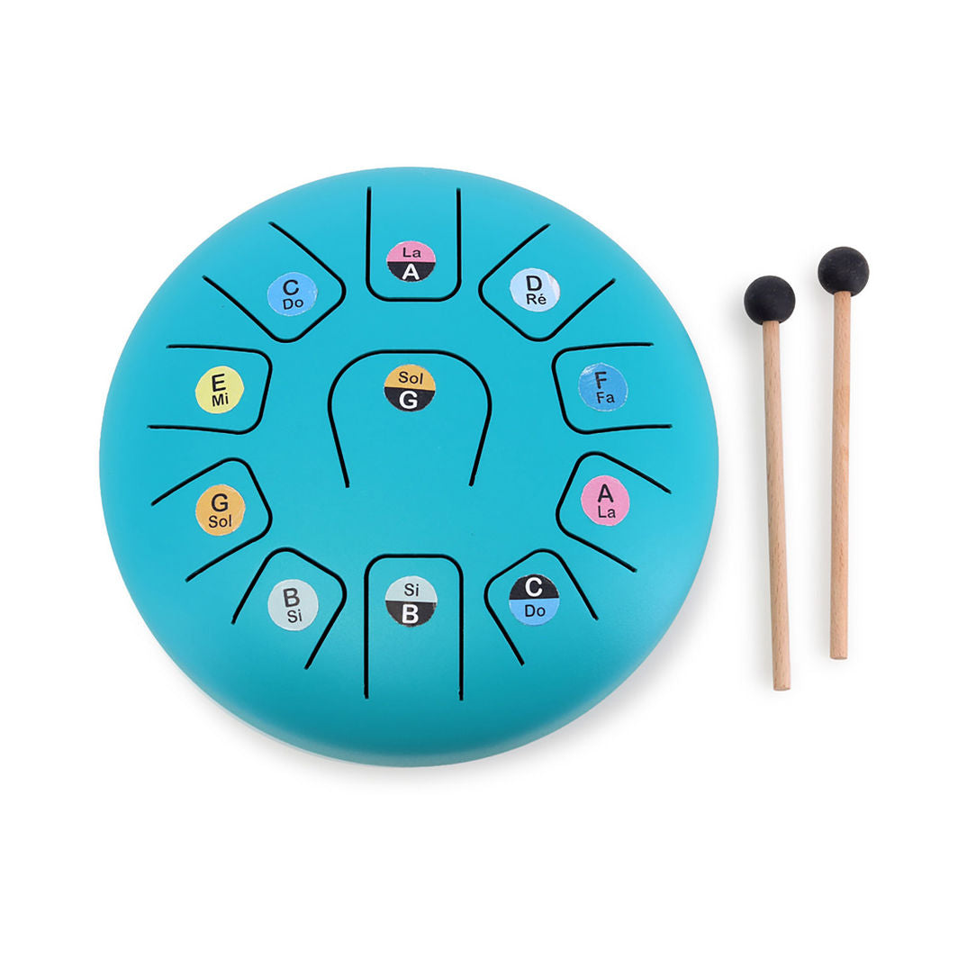 Vilac Musical Instrument, 11-Tone Tongue Drum