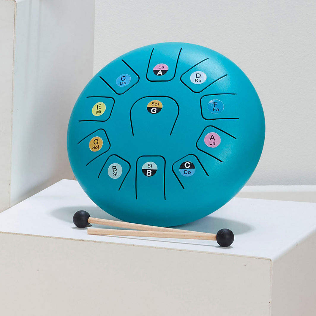 Vilac Musical Instrument, 11-Tone Tongue Drum