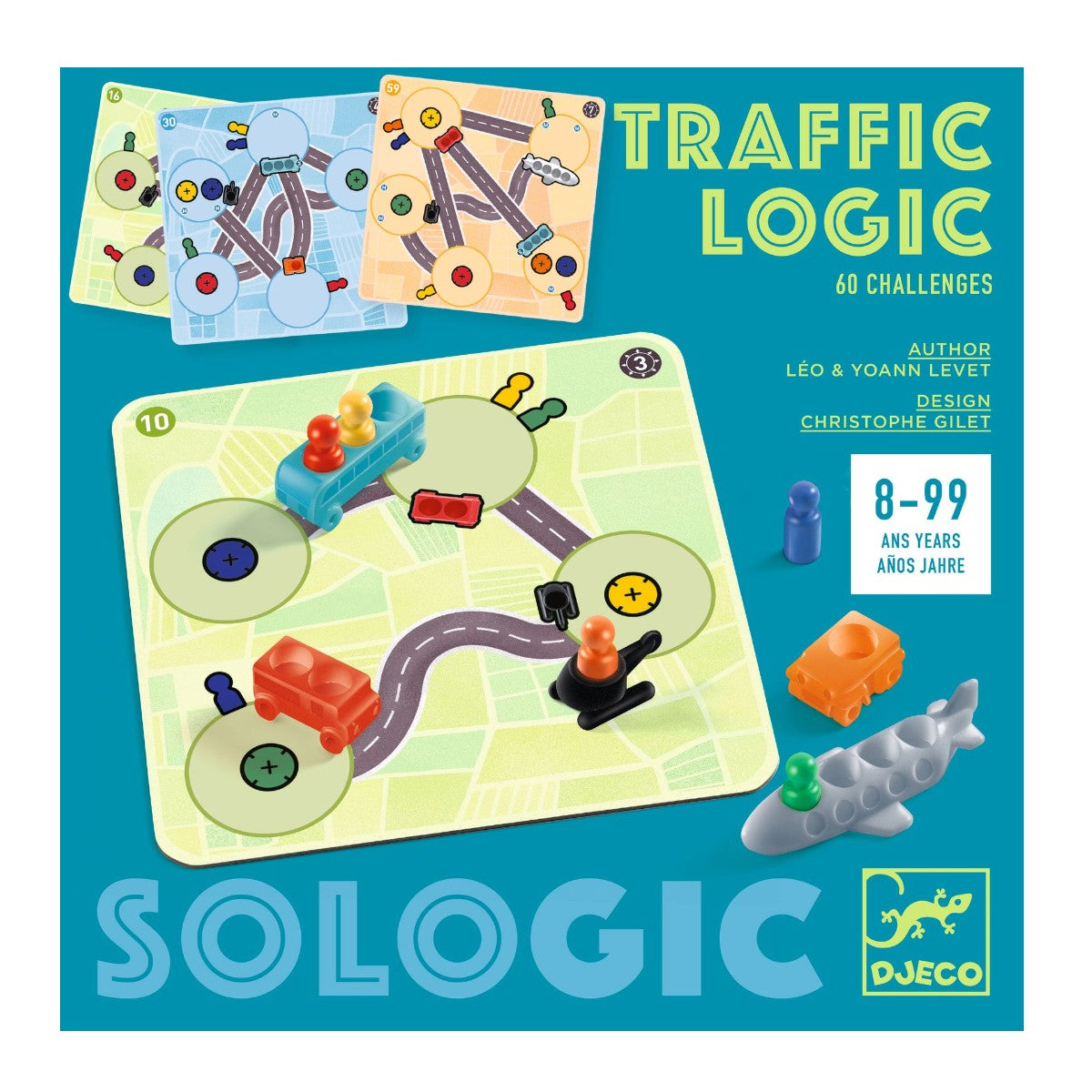 Djeco Sologic, Traffic Logic Puzzle Game
