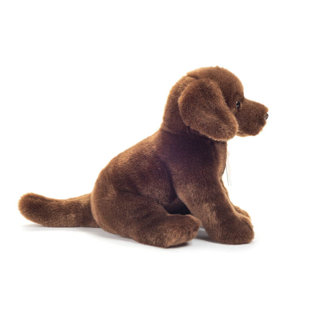Teddy Hermann plush toy, Sitting Labrador, brown – 25 cm