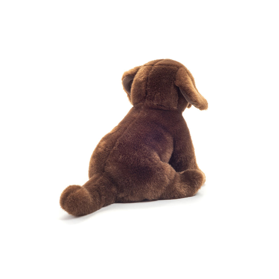 Teddy Hermann plush toy, Sitting Labrador, brown – 25 cm