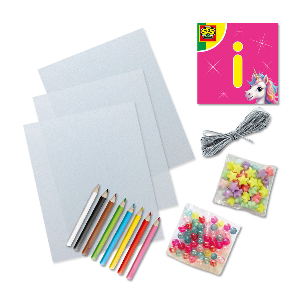 SES Creative, Shrink Plastic - Unicorn Bracelet