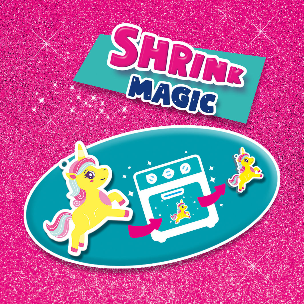 SES Creative, Shrink Plastic - Unicorn Bracelet