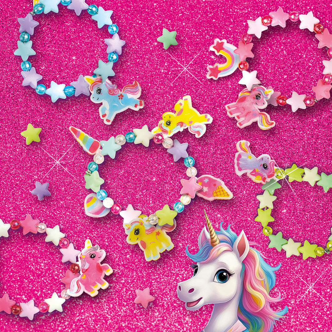 SES Creative, Shrink Plastic - Unicorn Bracelet