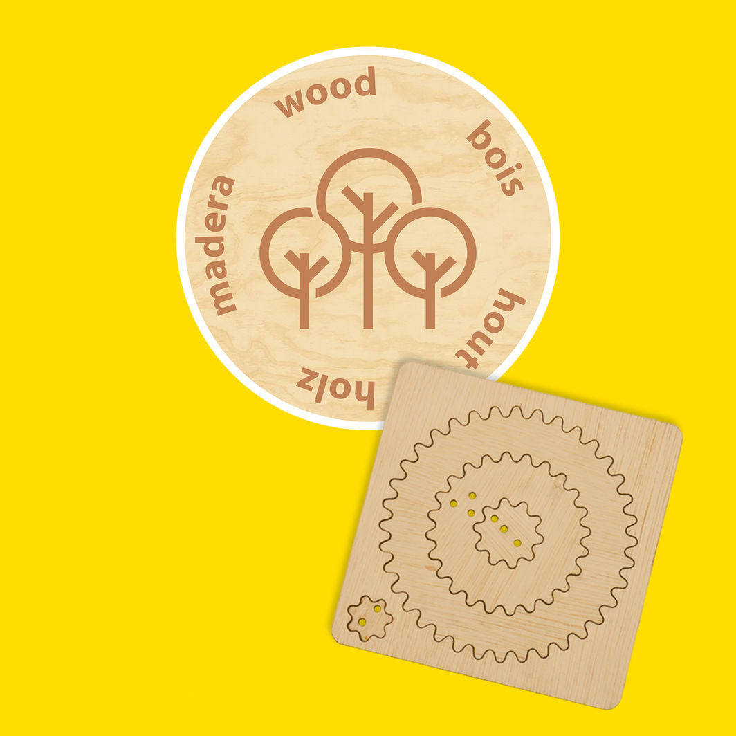 SES Creative Wooden Spiral Drawing Set